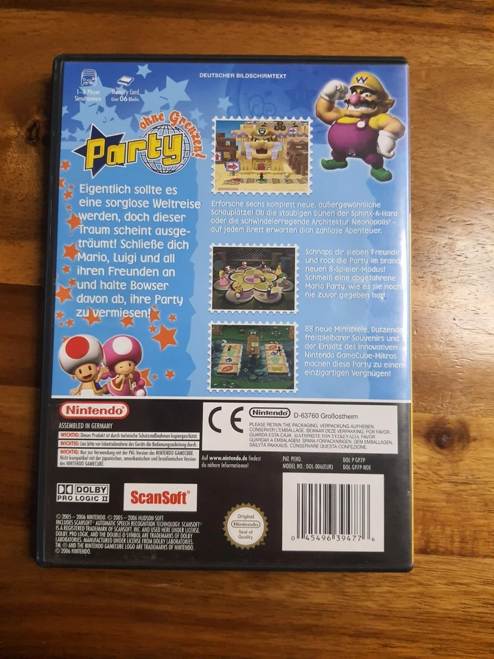 Mario Party 7 (Nintendo Gamecube) Spiel in OVP - inkl. Mikrofon - Bild 4 von 4