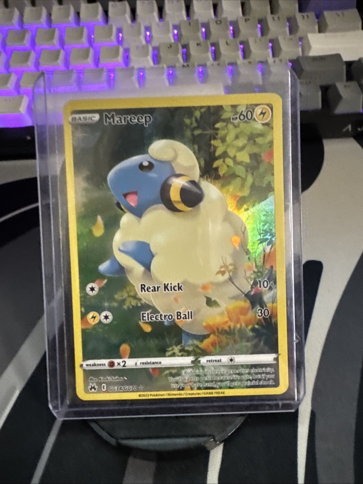 Mareep Ultra Rare Crown Zenith: Galarian Gallery GG34/GG70 NM