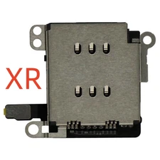 Dual SIM Card Slot SIM Card Tray Durable with Reader Flex Cable For iPhone XR n