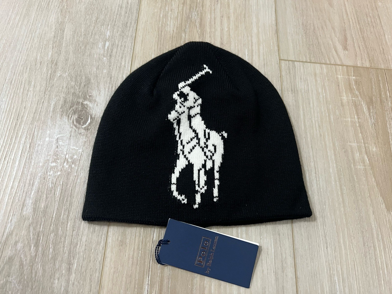 Polo Ralph Lauren Big Pony Wool Beanie Size OS