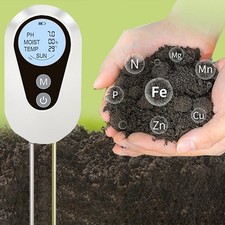 Zestaw do testowania gleby 4 w 1 z wilgotnością PH miernik temperatury światła słonecznego do L