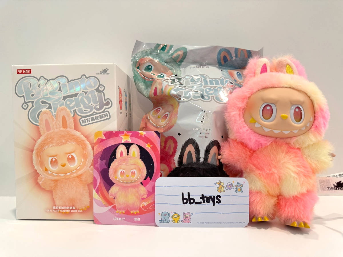 Labubu Big Into Energy Loyalty Sealed Bag - Authentic Pop Mart