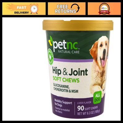 Hip & Joint Soft Chews for Dogs - 180 Total Chews, Supports Mobility & Health