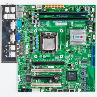 Supermicro X7SLM-L LGA775 MicroATX Motherboard DDR2 Intel 945GC Core 2 Dual LAN