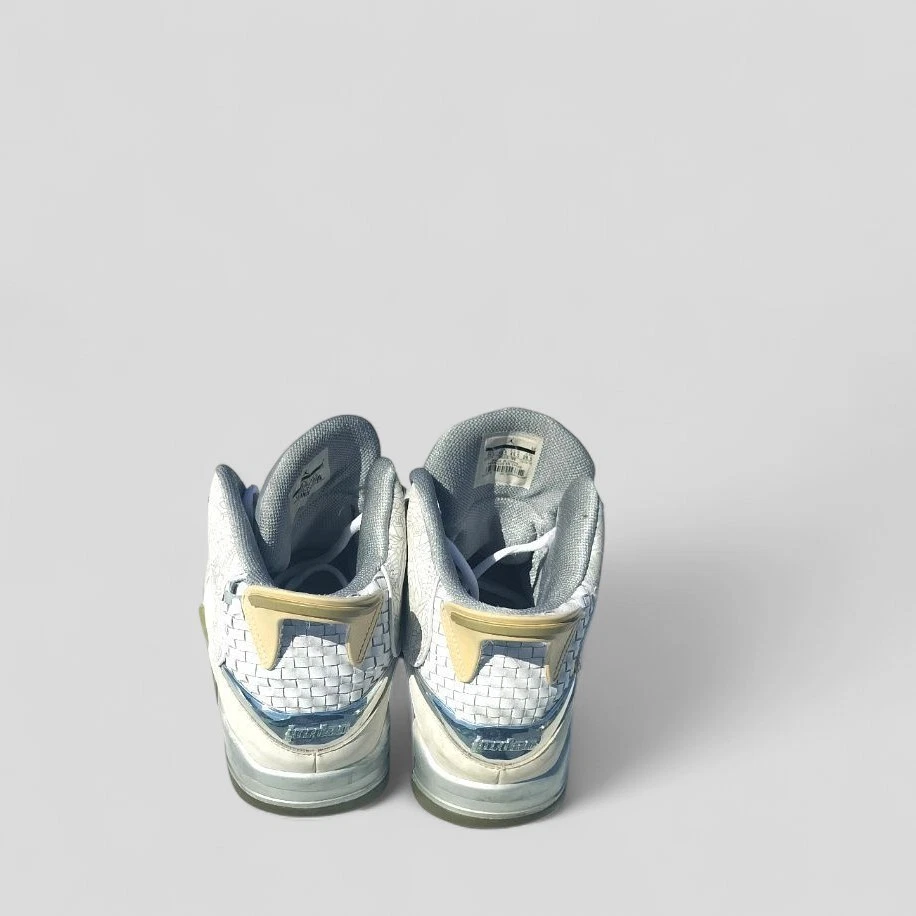 Nike Air Jordan Dub Zero Laser branco metálico prata - Imagem 3 de 4