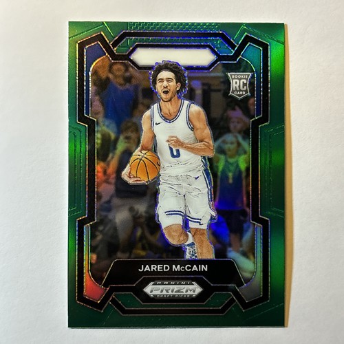 2024 Panini Prizm Draft Picks - Jared McCain #35 Green Prizm (RC)