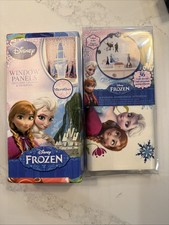 Disney Frozen 2 Window Panels w/ Ties Microfiber 82" x 63"  Wall Decals
