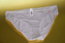 Vintage Victoria's Secret Cotton Hip hugger Panty Brief White Medium -Ships Free