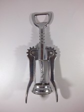 VINTAGE ITALIAN WINE BOTTLE OPENER WINGED CORKSCREW MADE IN ITALY