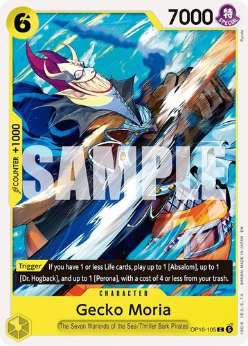 PSA 10 GEM - GECKO MORIA Alt Art OP06-086 - One Piece Premium
