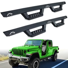 Drop Side Steps Running Boards For 2019-2025 Jeep Gladiator JT 4 Door Nerf Bars