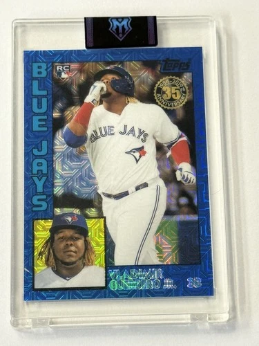 Vladimir Guerrero Jr. 2019 Topps Chrome Silver Pack Blue Ref /150 Rookie