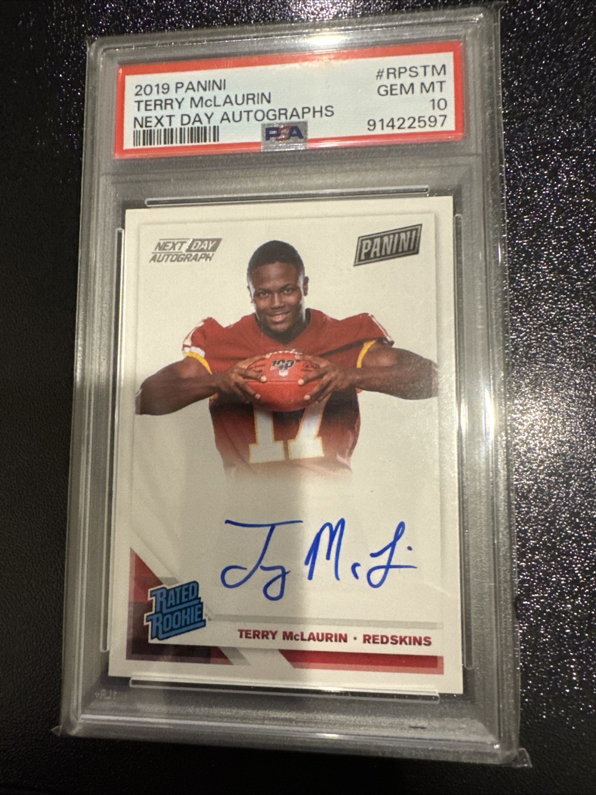 Terry McLaurin Panini Next Day Autographs #RPSTM Base