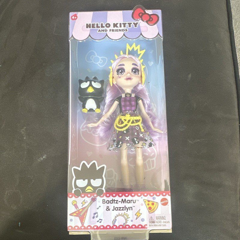Mattel Hello Kitty & Friends Badtz-Maru & Jazzylyn Fashion Doll Set 10in
