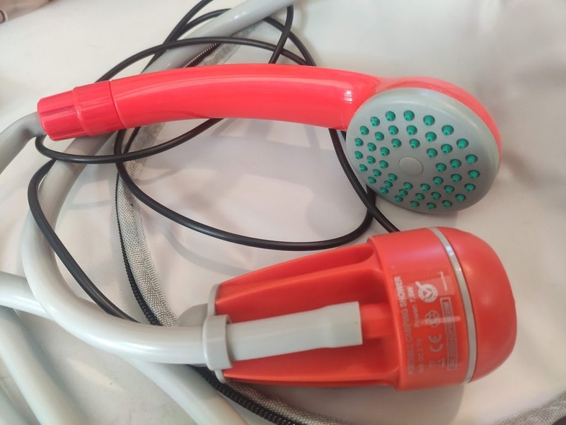Camp Shower with USB Rechargeable Battery Supply-Preowned and Used