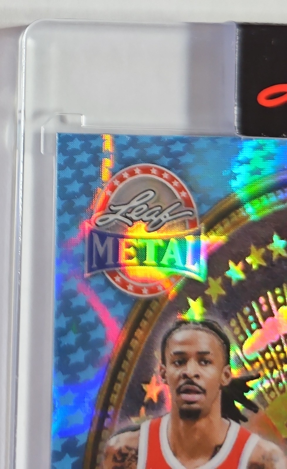 2026 LEAF PRESIDENT BARACK OBAMA LAVA JA MORANT 1/1 AUTO MEMPHIS GRIZZLIES MINT! view 2