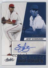 2019 Panini Chronicles Absolute Rookie Auto Jefry Rodriguez #ARA-JR Auto 6fs