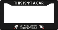 This Isn T A Car But A Sub License Plate Frame 6.3x12.2in Aluminum Car Truck