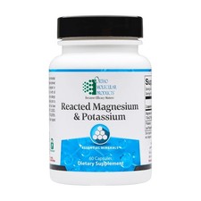 Ortho Molecular Reacted Magnesium Potassium - 60 Capsules