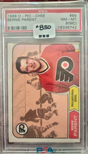 1968 O-PEE-CHEE OPC BERNIE PARENT RC #89 PSA 8 (MC)