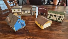 Lot 6 HO Bachmann, Woodland scenics Buildings Houses