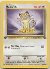 Meowth 56/64 Common Jungle Pokemon TCG 1st Edition NM