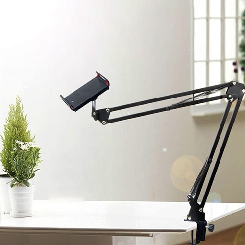 360° Regulowany uchwyt na tablet / telefon komórkowy 4-11 cali Uniwersalny uchwyt na telefon komórkowy DE - Zdjęcie 13 z 20