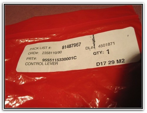 PORSCHE CAYENNE CONTROL LEVER 9955115330001C OEM - Picture 4 of 5