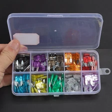 120pcs MINI Blade Fuse Assortment Auto Car Motorcycle SUV FUSES Kit APM ATM UTV