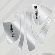 CHROME STYLE DD2 AIRBOX STICKER KIT - ROTAX - KARTING
