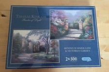 THOMAS KINKADE JIGSAWS - BEYOND SUMMER & VICT. GDN. 2 X 500 PCE - BRAND NEW.