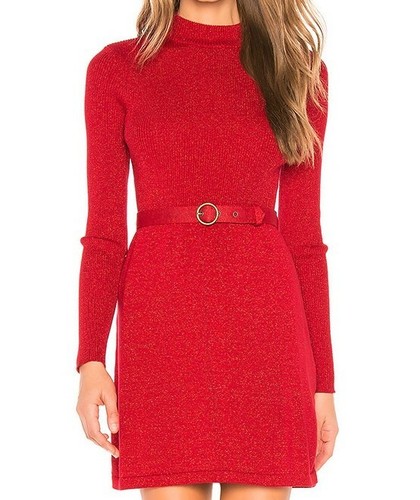 French Girl Mini Sweater Dress 