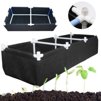 Pflanzbehälter Grow Bag Pflanzsäcke Stofftopf Pflanztasche Mit PVC-Wasserrohr DE