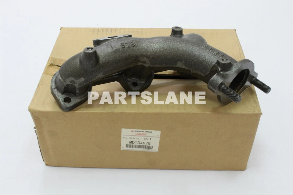 Colector de escape izquierdo izquierdo genuino Mitsubishi Mighty Max Montero OEM MD134678 Foto 4 de 4