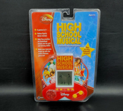 DISNEY HANDHELD GAME HIGH SCHOOL MUSICAL 5 in 1 ZIZZLE ELECTRONIC 2008 NOS