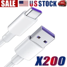 USB Type C Data Cable 5A Fast Charging USB-A to USB-C Charger lot Cord For Phone