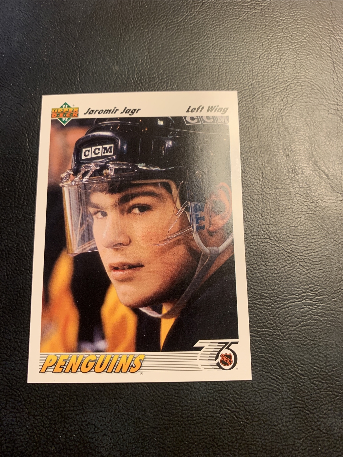 Jaromir Jagr #256 Hockey Cards 1991 Upper Deck trading card — raw and PSA graded price guide