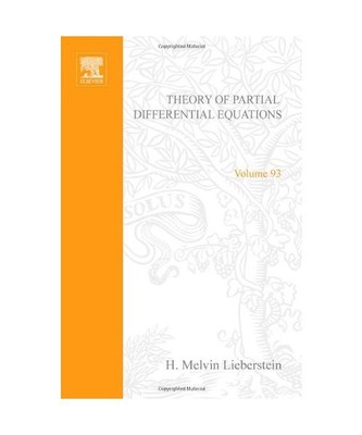 Theory of Partial Differential Equations [Mathematics in Science & Engineering],