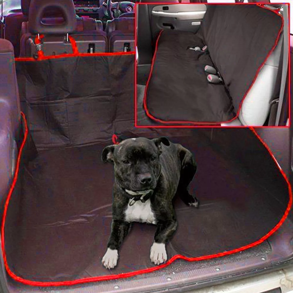 WATERPROOF PET CAR SEAT COVER DOG SAFETY PROTECTOR MAT REAR BACK
