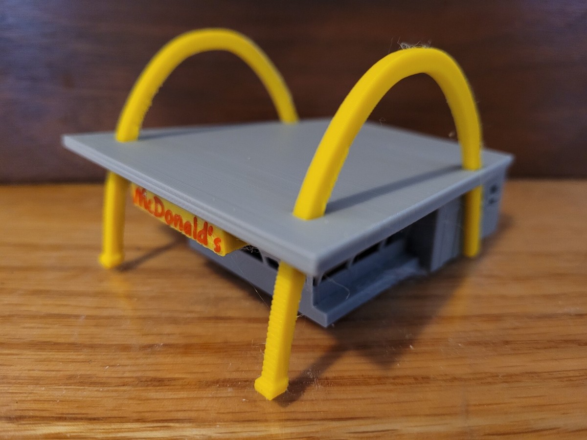 Vintage McDonald's O S HO Z or N Scale Restaurant Choose White or