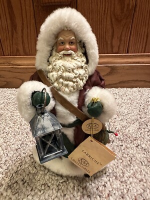 Clothtique Kurt Adler  KSA COLLECTIBLES  Santa With lantern Wishes Come True