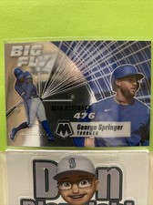 🔥⚾️2021 Panini Mosaic Baseball Big Fly # BF6 George Springer