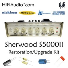 Sherwood S5000 II restoration recap repair upgrade rebuild kit capacitor