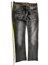 Rock Revival Womens Size 30 Medium Wash Cristina straight Denim Jeans