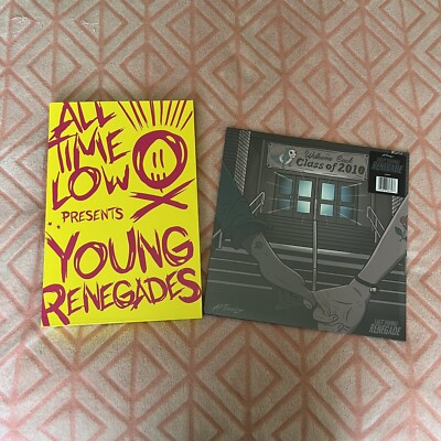 All Time Low Last Young Renegade Vinyl LP Z2 Comics Exclusive Sealed