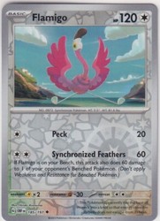 Flamigo 185/197 Reverse Holo Obsidian Flames