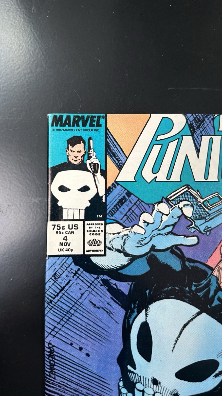 Punisher #4 KEY 1st App Microchip Vol 2 Klaus Jason Cover Marvel 1987 HIGH GRADE