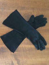 Vintage BLACK 1960s Grandoe Whisper Weights Bracelet Mid Length Gloves