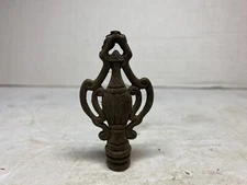 Vintage Brown Plastic Lamp Finial