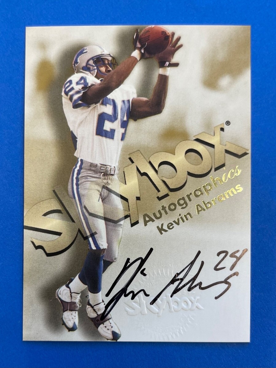 1998 SkyBox Premium Autographics Kevin Abrams auto Card Detroit
